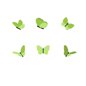 Free Green Butterfly Clipart Template to Edit Online