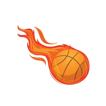 Free Basketball Fire Clipart Template to Edit Online