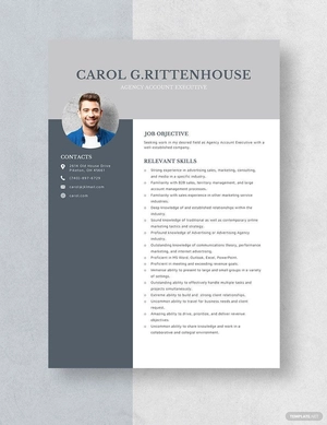 Agency Account Executive Resume