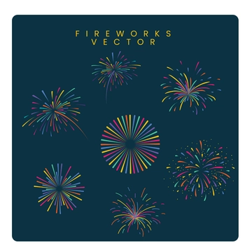 Free Fireworks Clipart Template to Edit Online