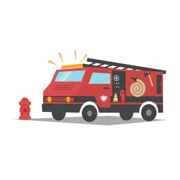 Free Firetruck Clipart Template to Edit Online