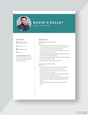 Agency Recruiter Resume