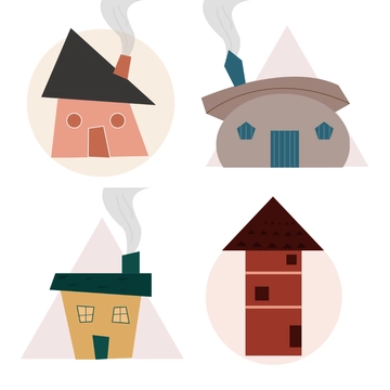 Free Cartoon House Clipart Template to Edit Online