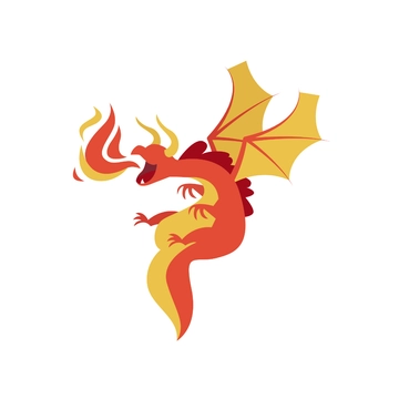 Free Dragon Fire Clipart Template to Edit Online