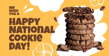 Free Happy National Cookie Day Card Template to Edit Online