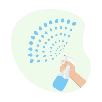 Free Water Spray Clipart Template to Edit Online
