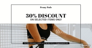 Fashion Big Sale Linkedin Blog Post Template