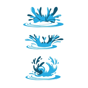 Free Water Splash Clipart Template to Edit Online