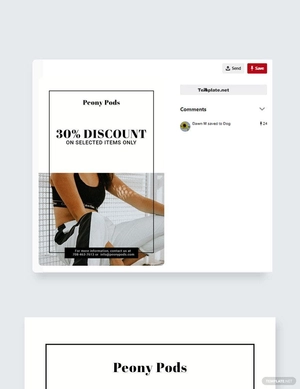 Fashion Big Sale Pinterest Pin Template