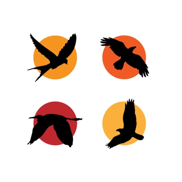 Free Flying Bird Clipart Template to Edit Online