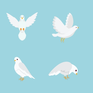 Free Dove Clipart Template to Edit Online