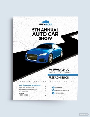 Auto Car Flyer Template