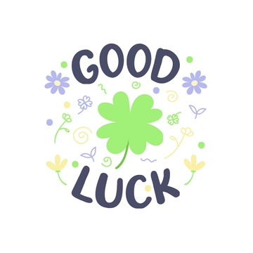 Free Floral Good Luck Clipart Template to Edit Online