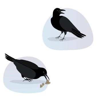 Free Crow Clipart Template to Edit Online