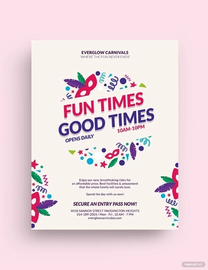 Carnival Event Flyer Template