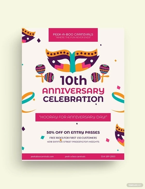 Carnival Celebration Flyer Template
