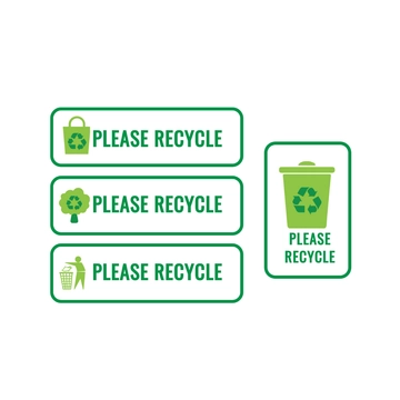 Free Please Recycle Sign Clipart Template to Edit Online