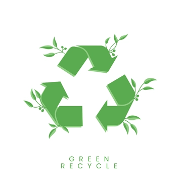 Free Green Recycle Clipart Template to Edit Online