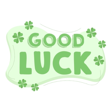 Free Green Good Luck Clipart Template to Edit Online