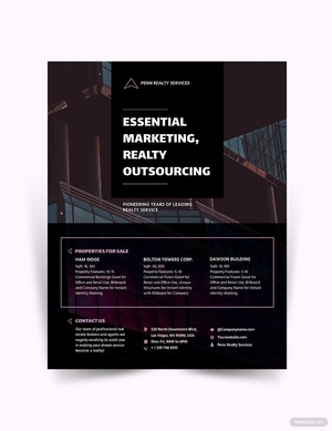 Modern Real Estate Marketing Flyer Template