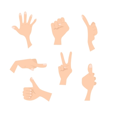 Free Cartoon Hand Clipart Template to Edit Online
