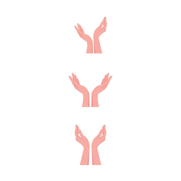 Free Two Hands Clipart Template to Edit Online