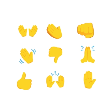 Free Emoji Hand Clipart Template to Edit Online