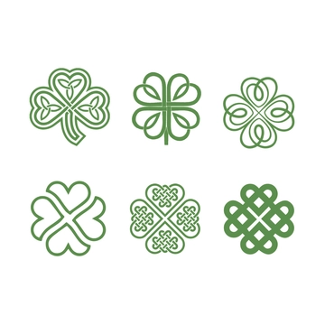 Free Celtic Clover Clipart Template to Edit Online