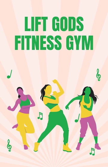 Free Gym Coming Soon Poster Template to Edit Online