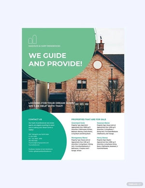 Rental Agent Agency Flyer Template