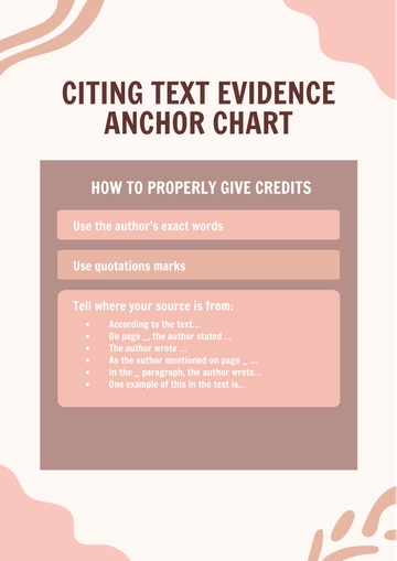 Free Citing Text Evidence Anchor Chart Template to Edit Online Free Citing Text Evidence Anchor Chart Template to Edit Online