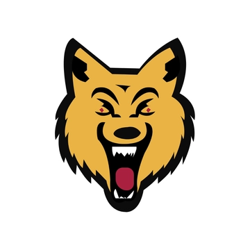 Free Aggressive Wolf Clipart Template to Edit Online