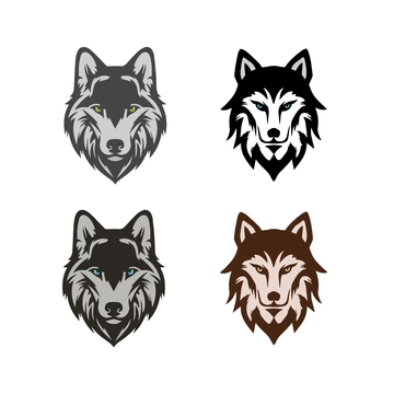 Free Wolf Head Clipart Template to Edit Online