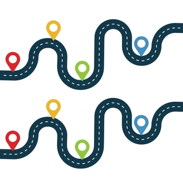 Free Road Map Clipart Template to Edit Online