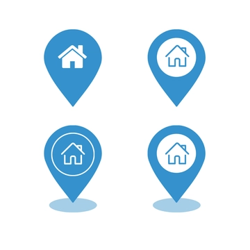 Free Home Location Clipart Template to Edit Online