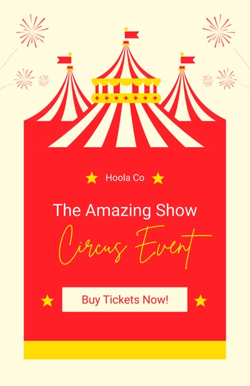 Free Circus Tent Poster Template to Edit Online