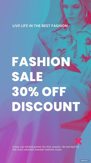 Fashion Products Sale Whatsapp Image Template