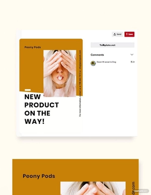 Simple Fashion Sale Pinterest Pin Template