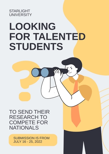Free A3 Research Poster Template to Edit Online