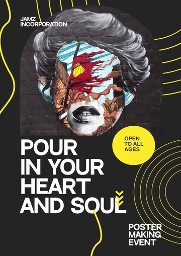 Free A3 Art Poster Template to Edit Online