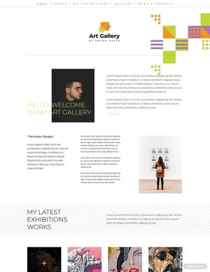 Art Gallery WordPress Theme/Template