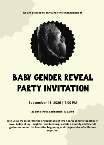 Free Rifles Or Ruffles Gender Reveal Flyer Template to Edit Online