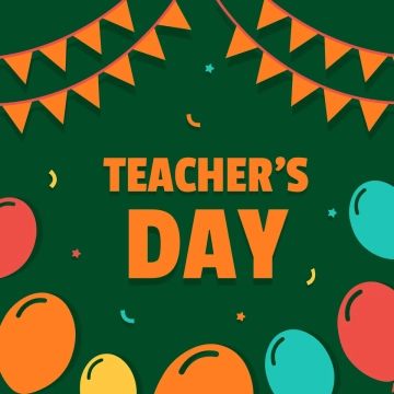 Free Teachers Day Congratulations Clipart Template to Edit Online