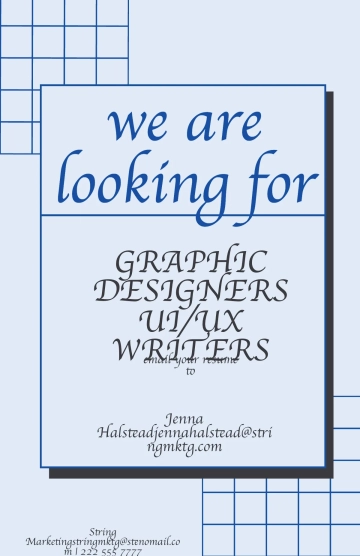 Free Job Seeker Poster Template to Edit Online