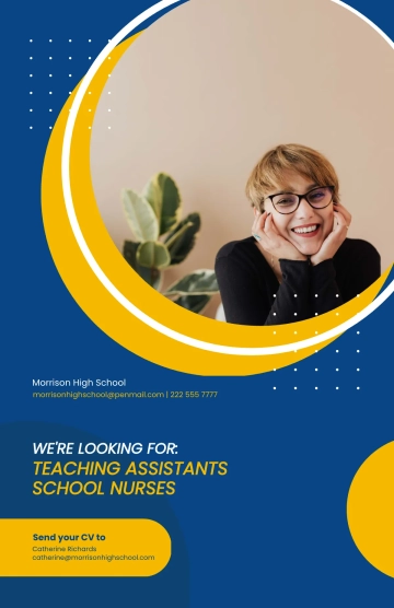 Free Job Opening Poster Template to Edit Online