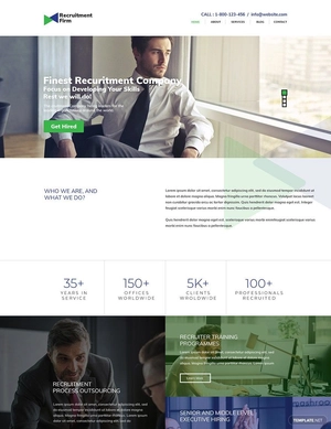 Recruitment Firm WordPress Theme/Template