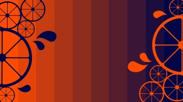 Free Blue Orange Gradient Background Template to Edit Online