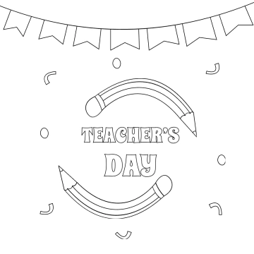 Free Teachers Day Promotional Drawing Template to Edit Online
