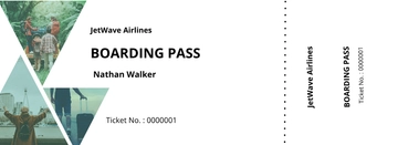 Free Travel Agency Ticket Template to Edit Online