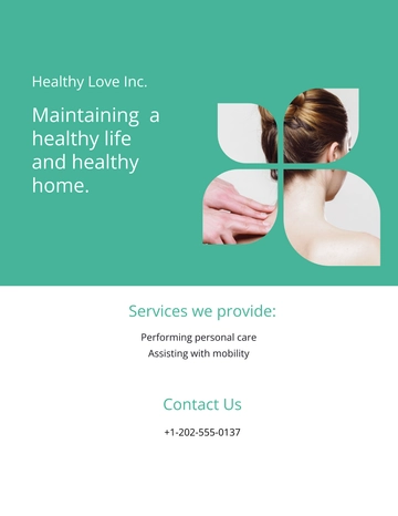Free Home Healthcare Flyer Template to Edit Online